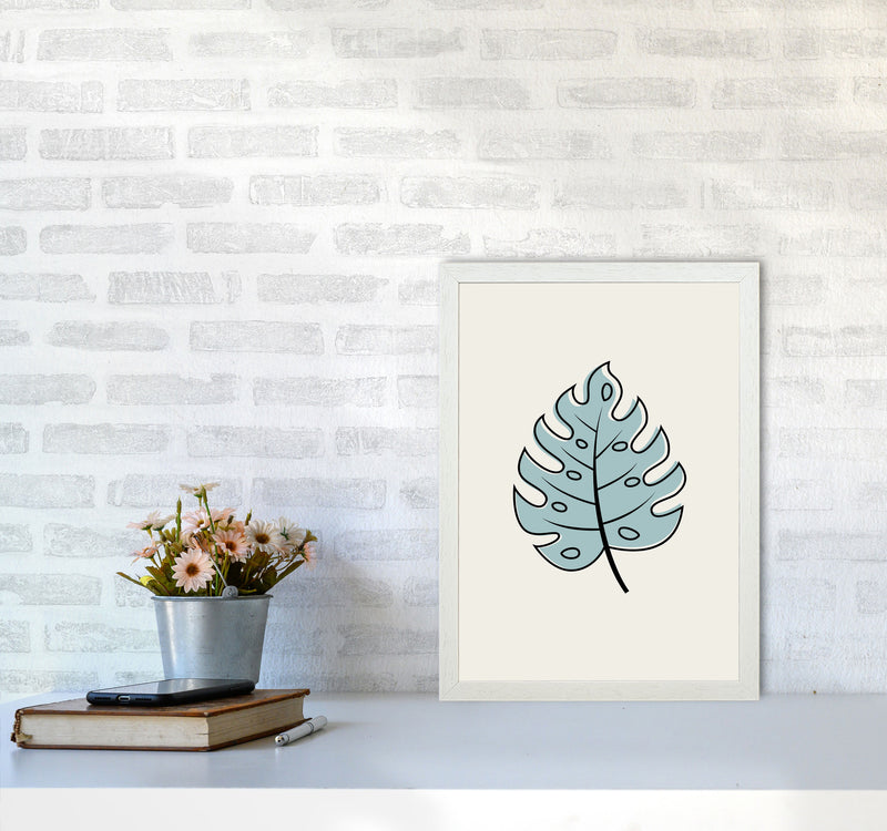Abstract Tropical Leaves III Art Print by Jason Stanley A3 Oak Frame