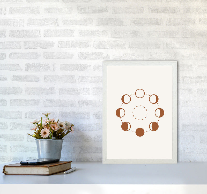 Everything Goes In Cycles Art Print by Jason Stanley A3 Oak Frame