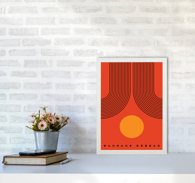 Bauhaus Design IIIIII Art Print by Jason Stanley A3 Oak Frame