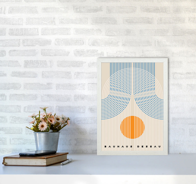 Bauhaus Design IIII Art Print by Jason Stanley A3 Oak Frame