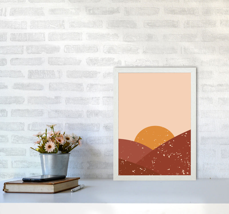 The Perfect Sunset Art Print by Jason Stanley A3 Oak Frame