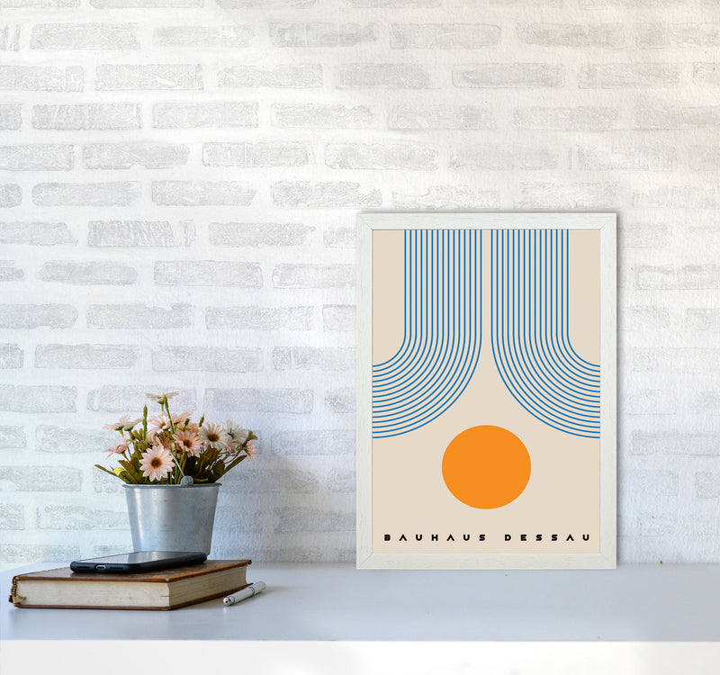 Bauhaus Design III Art Print by Jason Stanley A3 Oak Frame