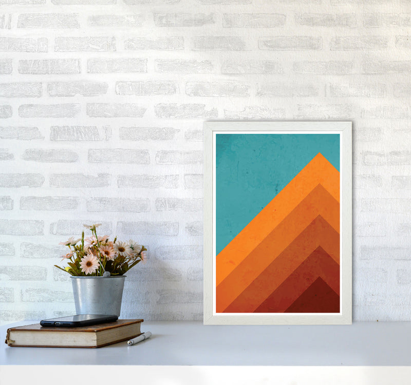 Top Of The World Art Print by Jason Stanley A3 Oak Frame