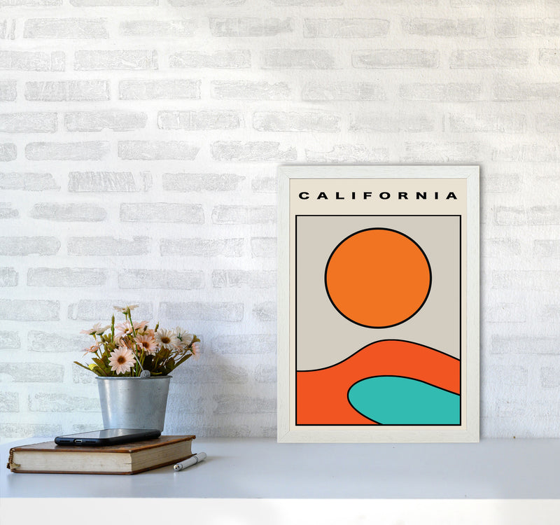 California Vibes! Art Print by Jason Stanley A3 Oak Frame