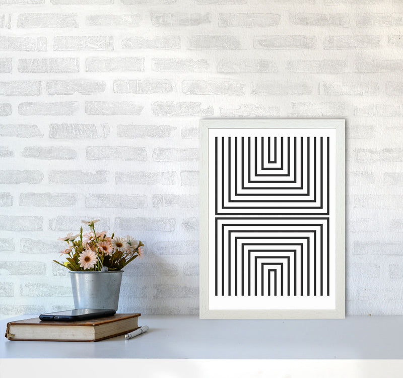 Pattern Series -3 Art Print by Jason Stanley A3 Oak Frame