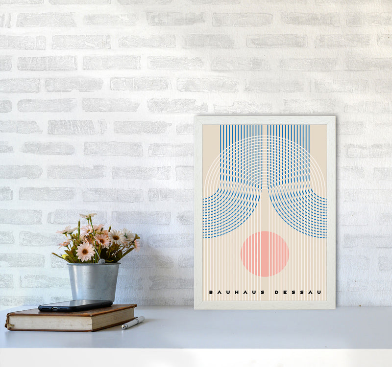 Bauhaus Design II Art Print by Jason Stanley A3 Oak Frame