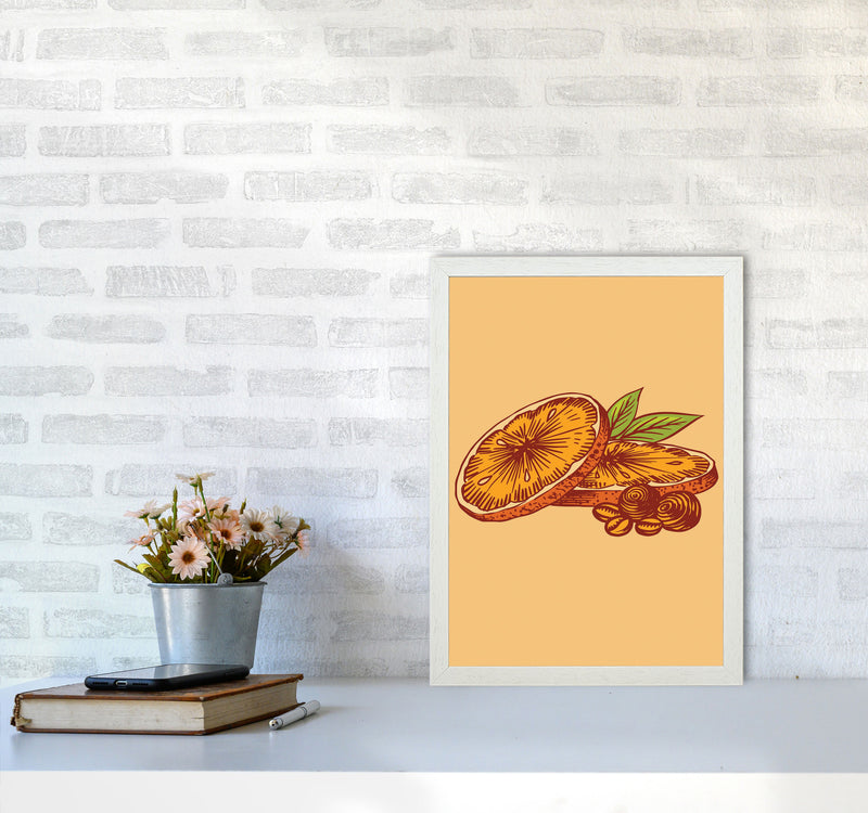Orange Slices Art Print by Jason Stanley A3 Oak Frame