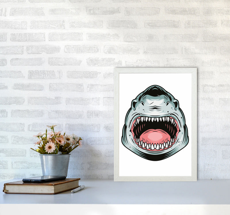 Sharkboy5000 Art Print by Jason Stanley A3 Oak Frame