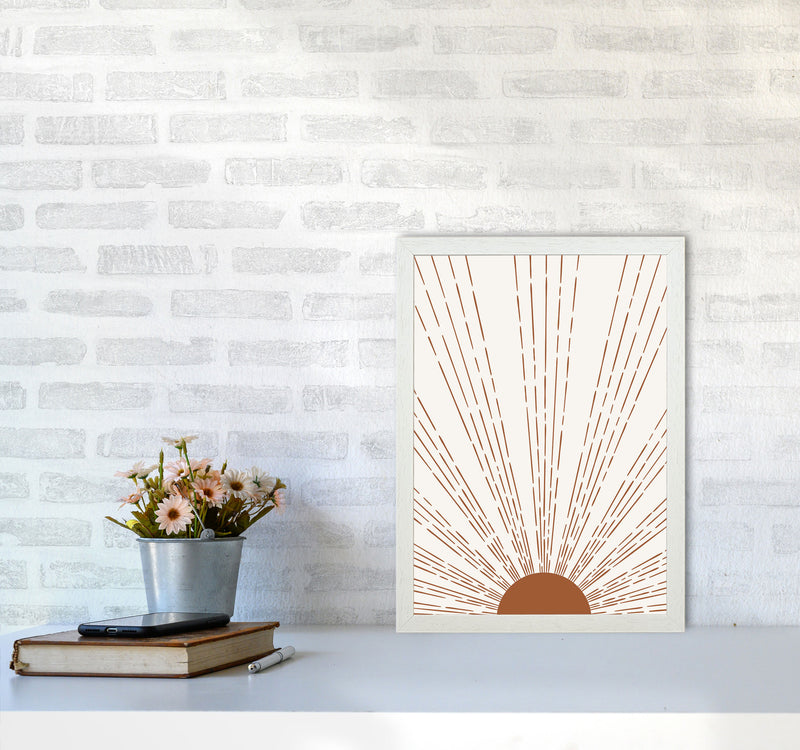 Light Beams Art Print by Jason Stanley A3 Oak Frame