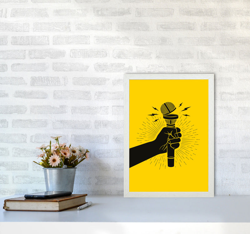 Speak Up! Art Print by Jason Stanley A3 Oak Frame