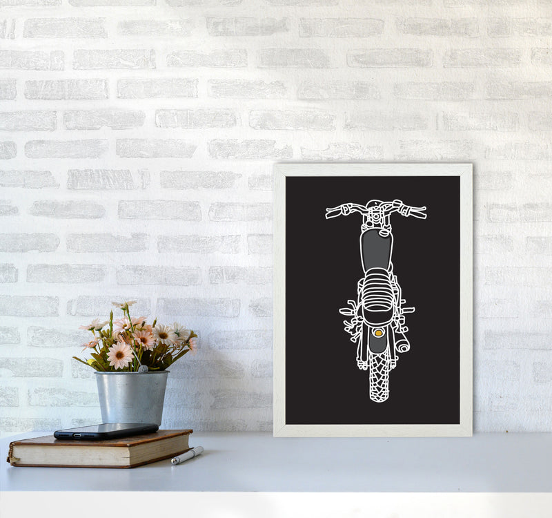 Let's Ride! Art Print by Jason Stanley A3 Oak Frame