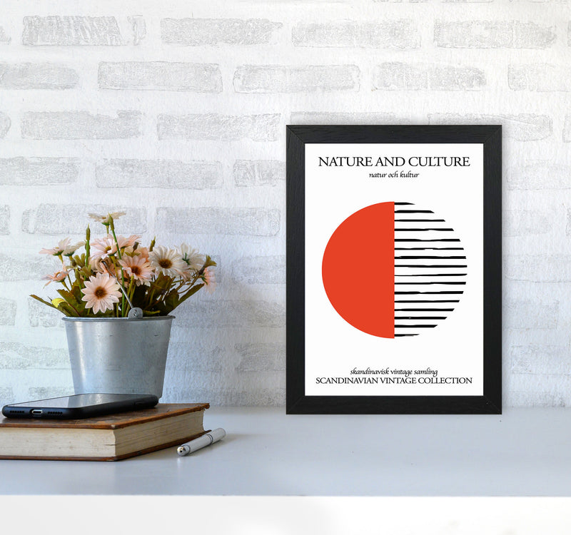 Nature And Culture Scandinavian Collection III Art Print by Jason Stanley A4 White Frame