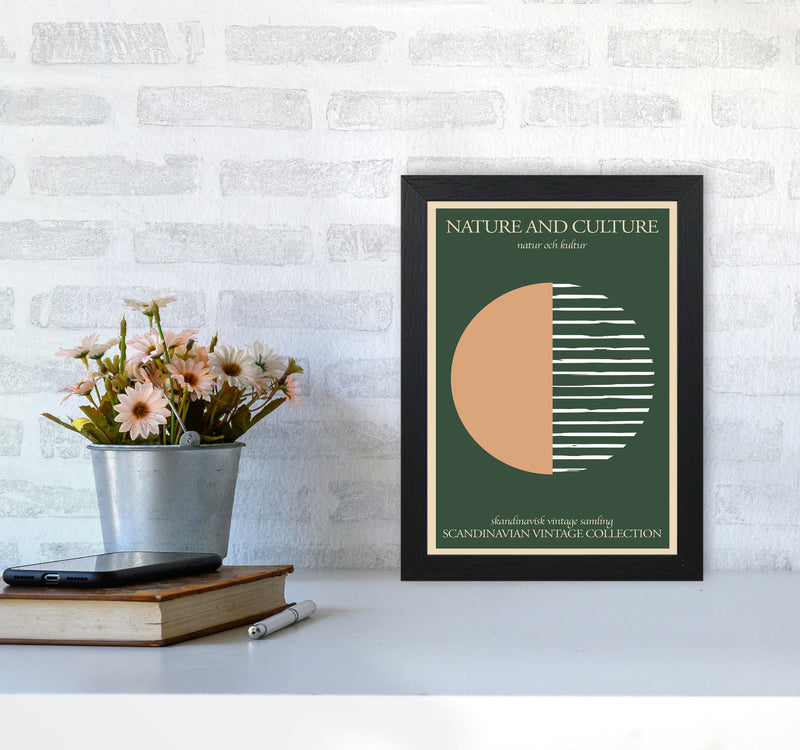 Nature And Culture Scandinavian Collection Art Print by Jason Stanley A4 White Frame