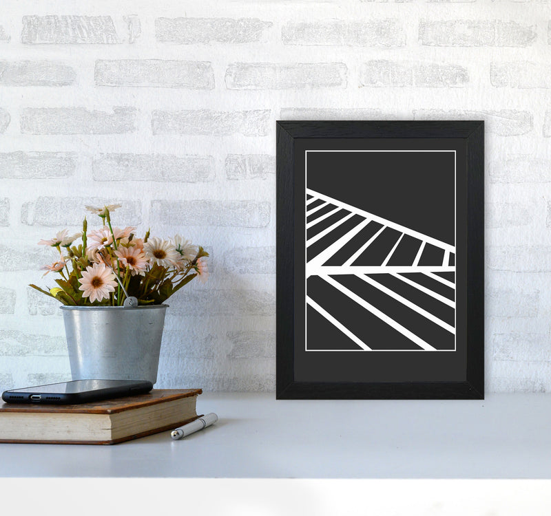 Minimal Geometric Series - 25 Art Print by Jason Stanley A4 White Frame