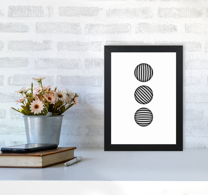 Minimal Geometric Series - 49 Art Print by Jason Stanley A4 White Frame