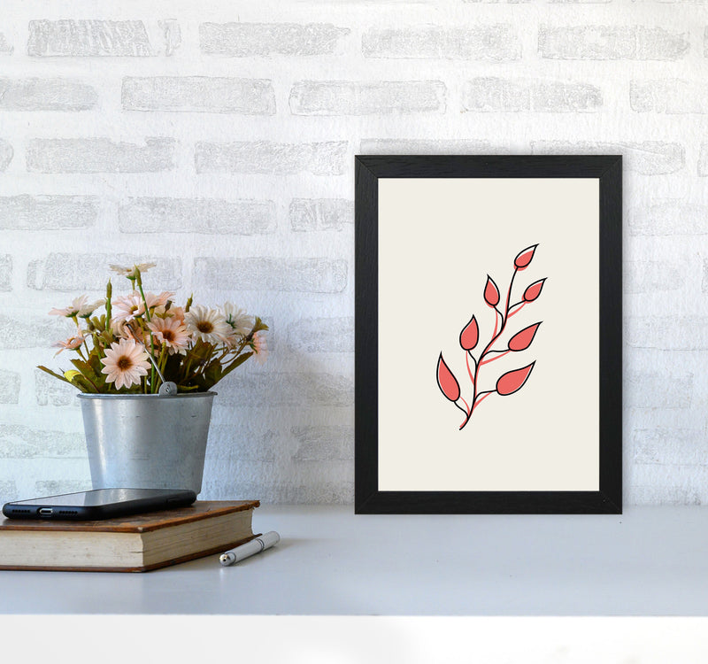 Abstract Tropical Leaves II Art Print by Jason Stanley A4 White Frame