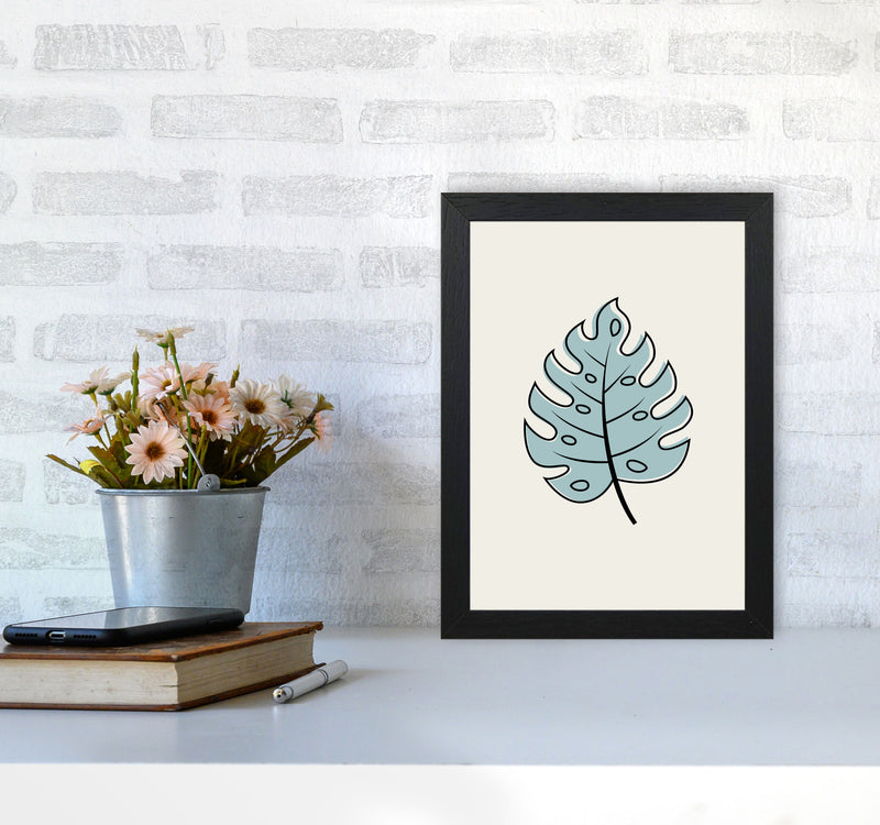 Abstract Tropical Leaves III Art Print by Jason Stanley A4 White Frame