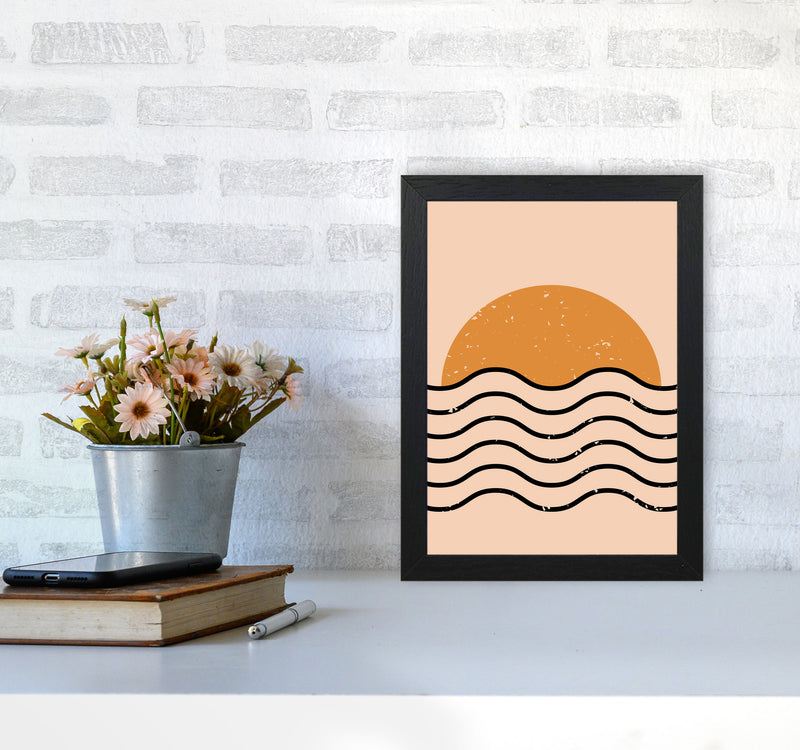 Everything Moves In Waves Art Print by Jason Stanley A4 White Frame