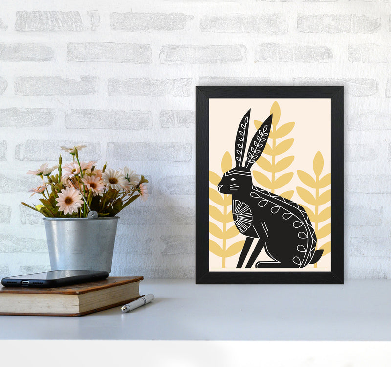 Bunny's Natural Habitat Art Print by Jason Stanley A4 White Frame