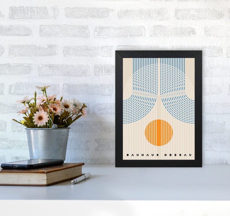 Bauhaus Design IIII Art Print by Jason Stanley A4 White Frame