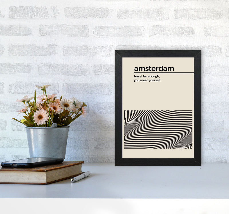 Amsterdam Travel II Art Print by Jason Stanley A4 White Frame