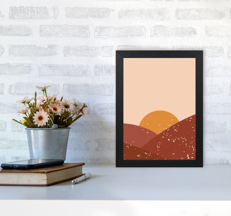 The Perfect Sunset Art Print by Jason Stanley A4 White Frame