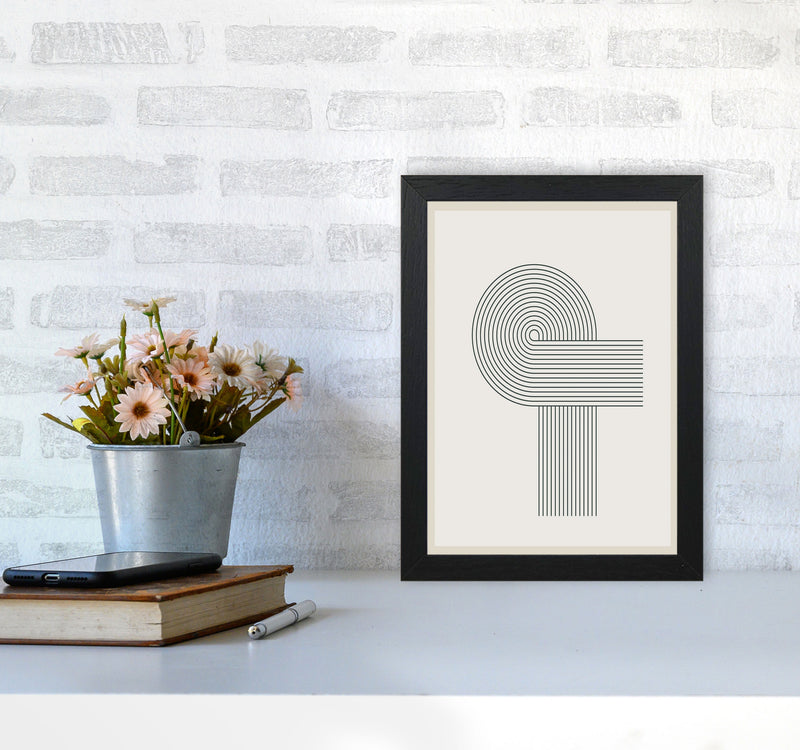 Modern Geometric 1 Art Print by Jason Stanley A4 White Frame