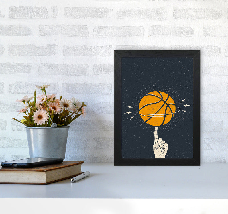 Basketball Is Fun Art Print by Jason Stanley A4 White Frame