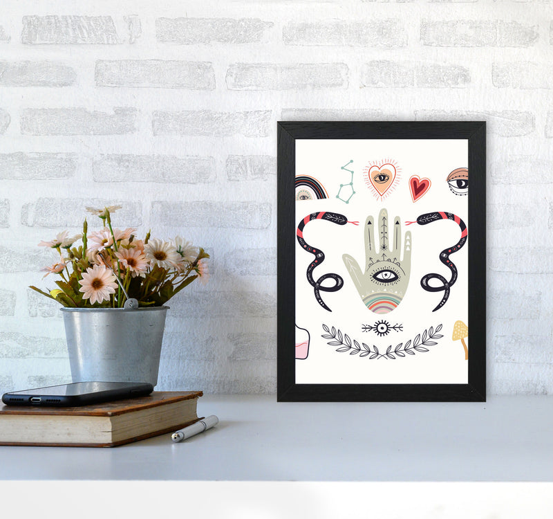 Mystical Elements Art Print by Jason Stanley A4 White Frame