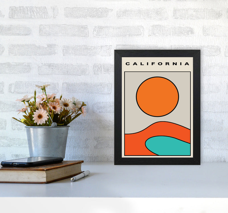 California Vibes! Art Print by Jason Stanley A4 White Frame