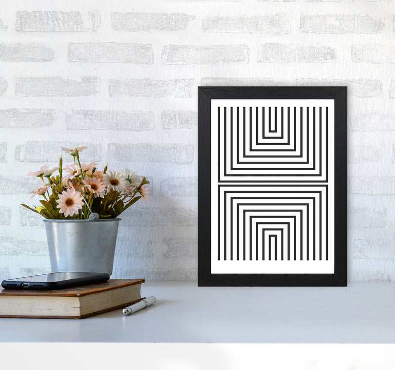 Pattern Series -3 Art Print by Jason Stanley A4 White Frame