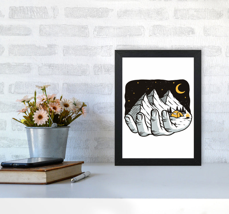 Grab A Handfull Art Print by Jason Stanley A4 White Frame