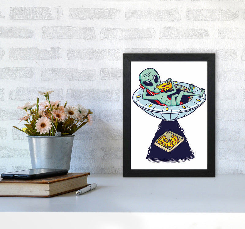 Delivery Please Art Print by Jason Stanley A4 White Frame