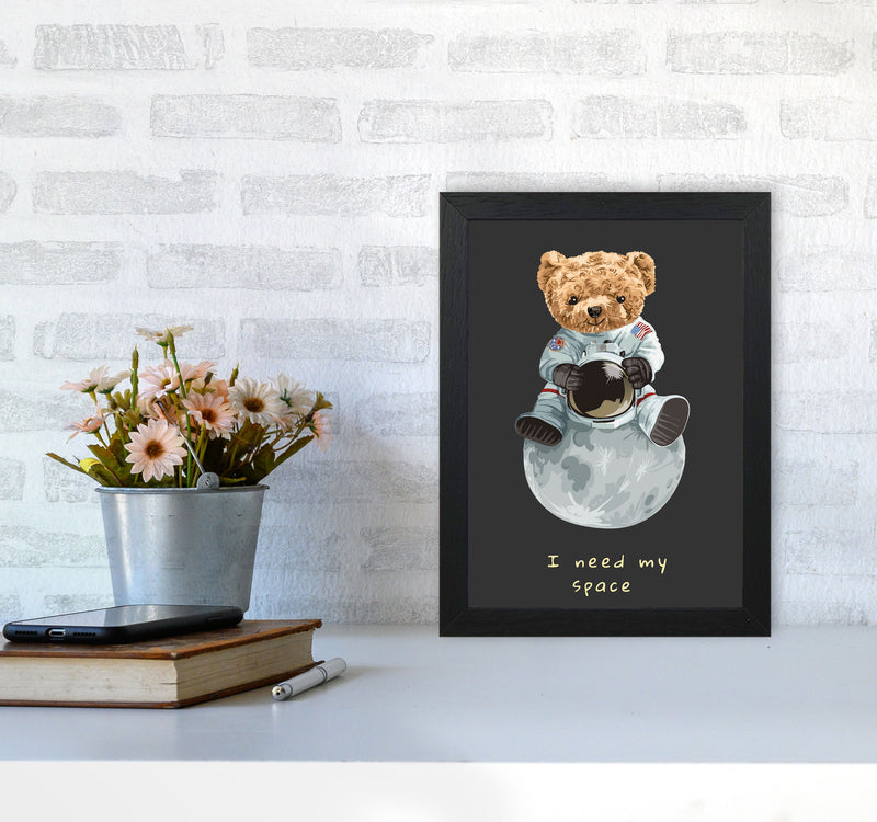 I Need My Space Art Print by Jason Stanley A4 White Frame