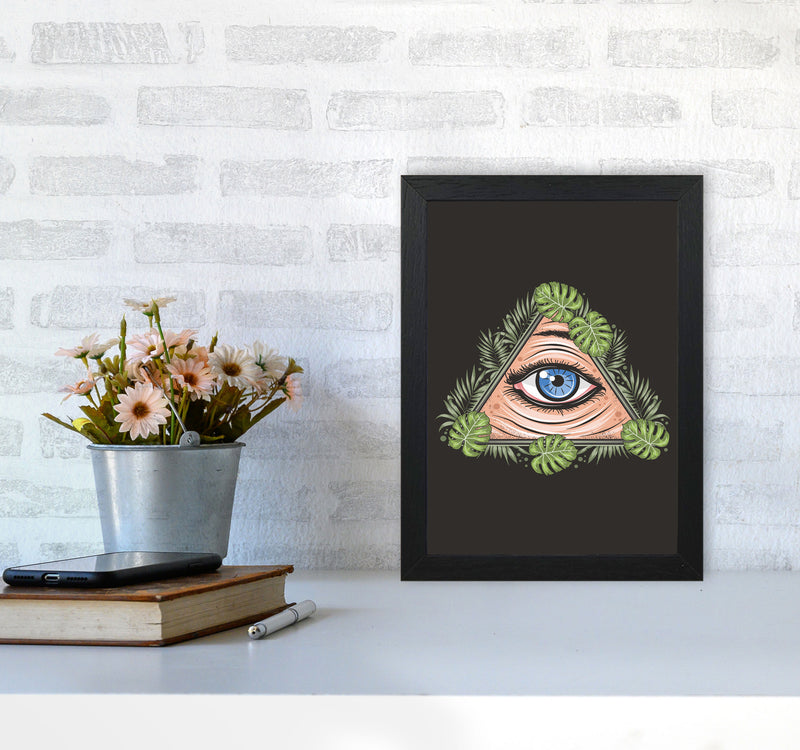 All Seeing Eye Art Print by Jason Stanley A4 White Frame