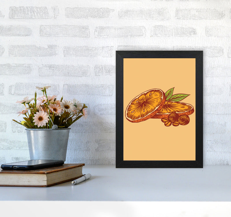 Orange Slices Art Print by Jason Stanley A4 White Frame