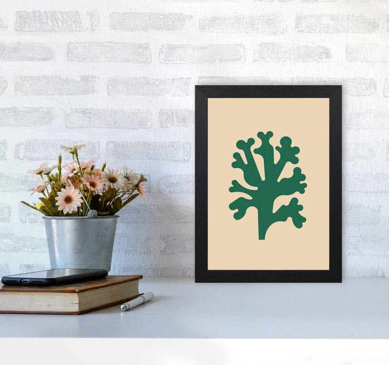 Cutout Seaweed Art Print by Jason Stanley A4 White Frame