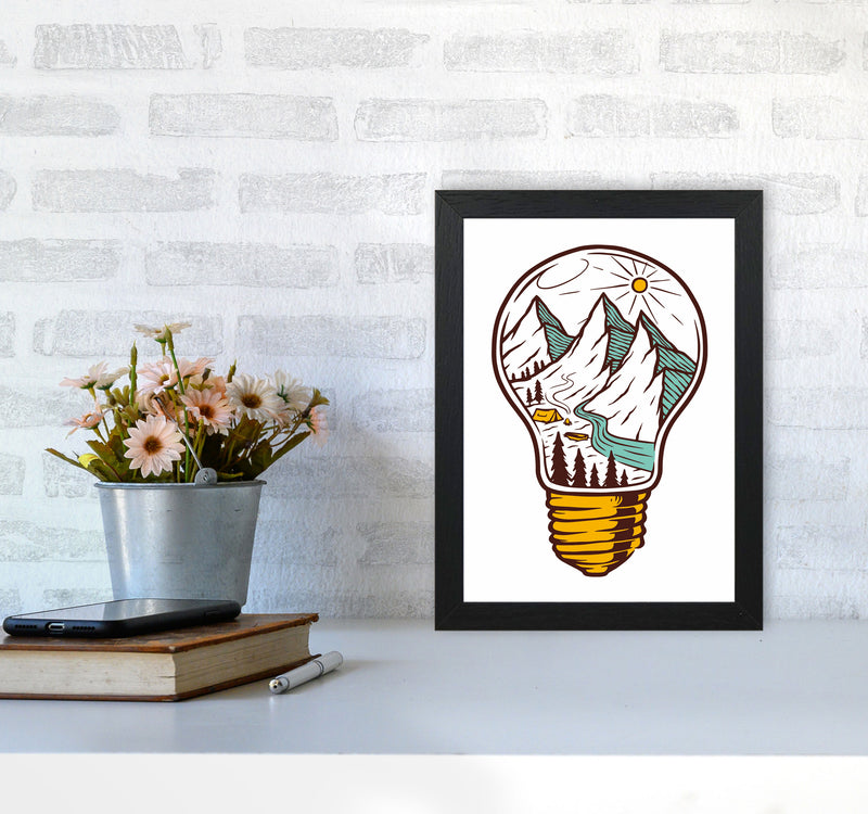 I Have An Idea Art Print by Jason Stanley A4 White Frame