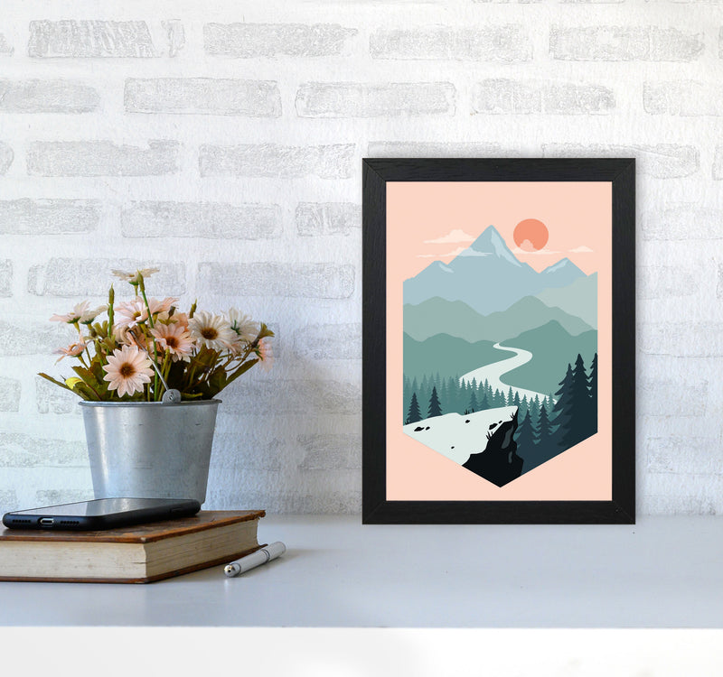 Get Out There Art Print by Jason Stanley A4 White Frame
