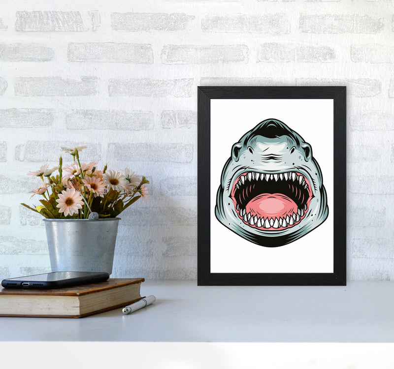 Sharkboy5000 Art Print by Jason Stanley A4 White Frame