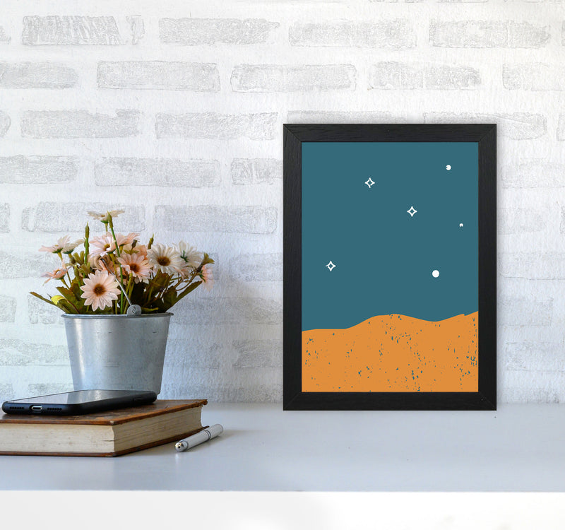 Starry Night Art Print by Jason Stanley A4 White Frame