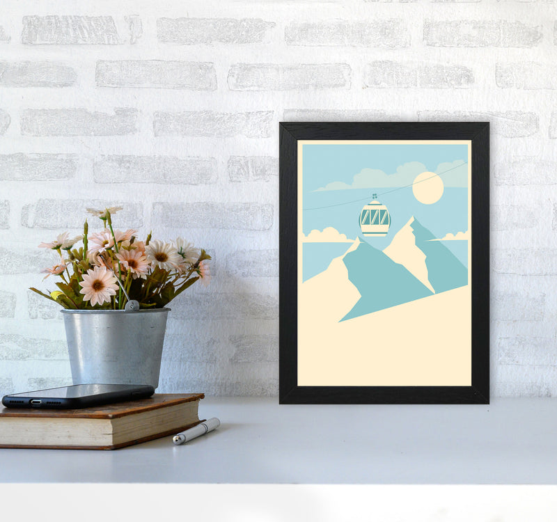 Gondola Ride Art Print by Jason Stanley A4 White Frame