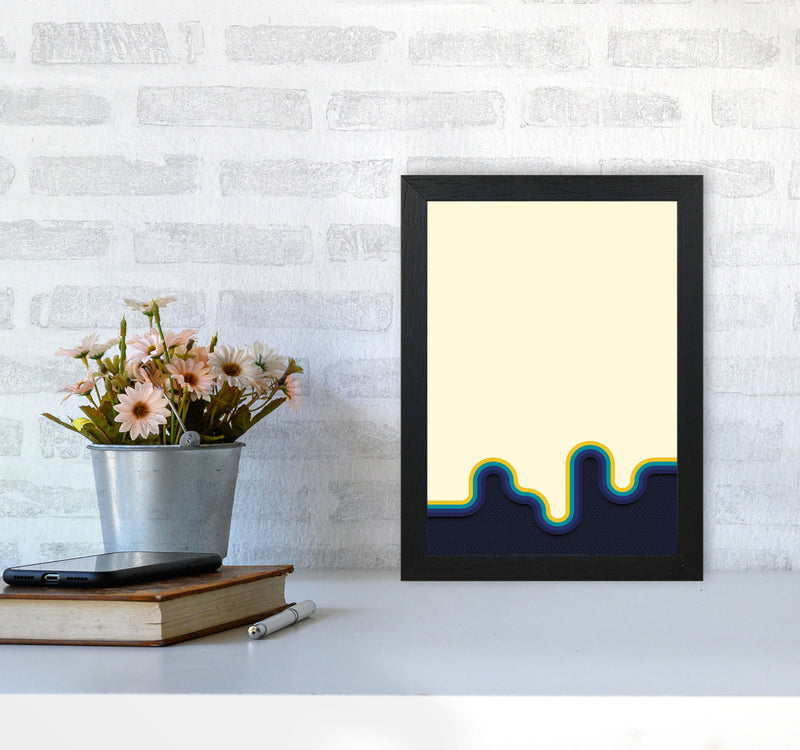 Melty Vibes Art Print by Jason Stanley A4 White Frame