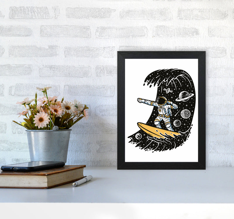 Surf's Up Art Print by Jason Stanley A4 White Frame
