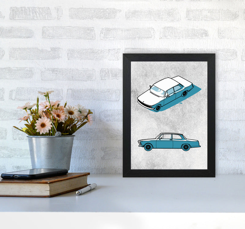 Minimal Car Series I Art Print by Jason Stanley A4 White Frame