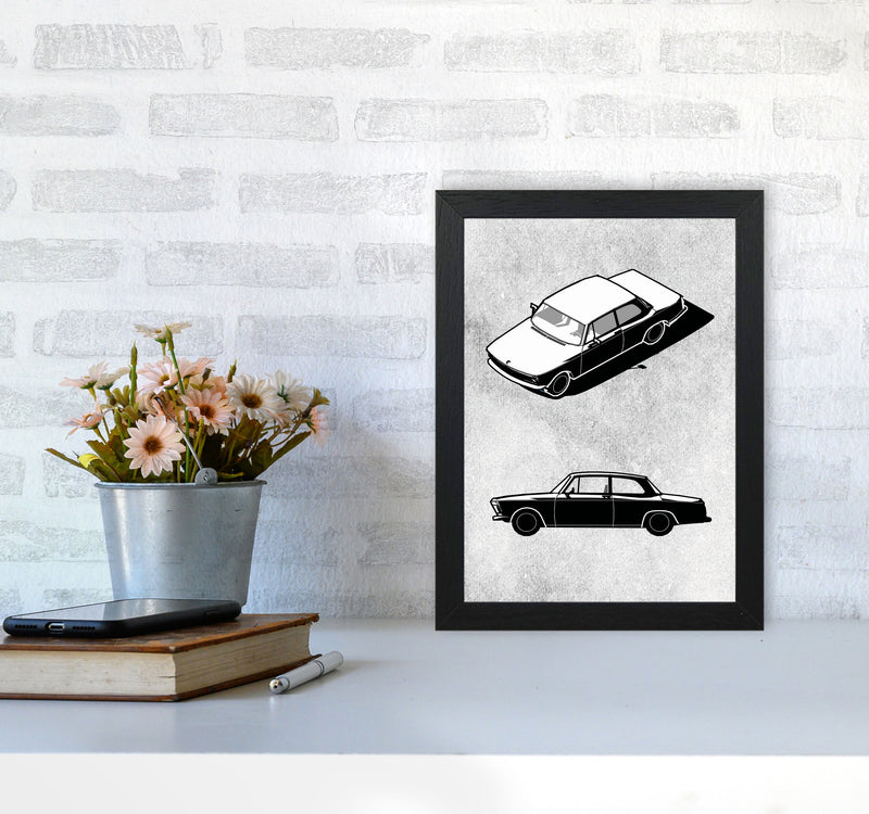 Minimal Car Series II Art Print by Jason Stanley A4 White Frame