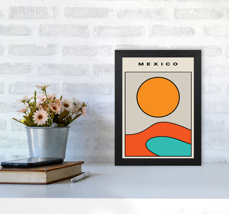 Mexico Vibes! Art Print by Jason Stanley A4 White Frame