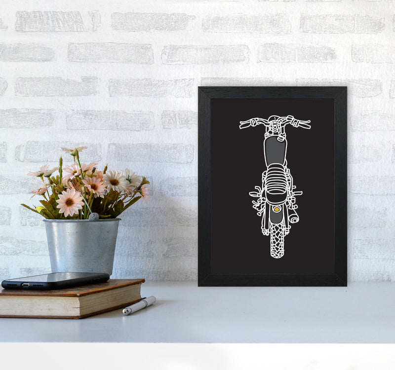 Let's Ride! Art Print by Jason Stanley A4 White Frame