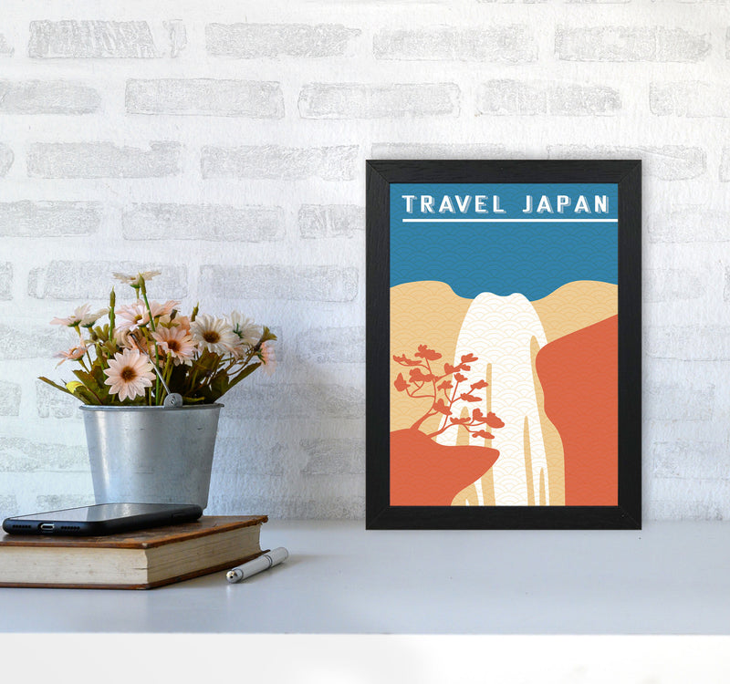 Traval Japan Minimilism I Art Print by Jason Stanley A4 White Frame