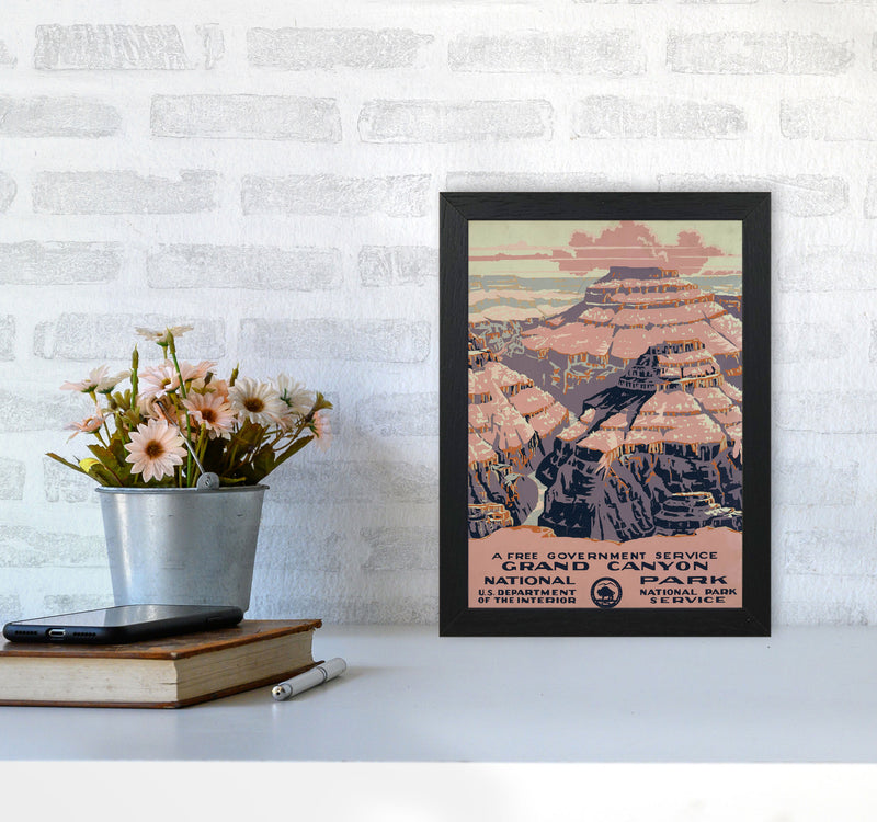 Grand Canyon National Park Art Print by Jason Stanley A4 White Frame